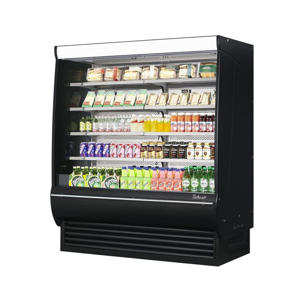 Turbo Air TOM-72DXB-SP-N 68 3/4" Vertical Open Air Cooler w/ (5) Levels, 220v/1ph