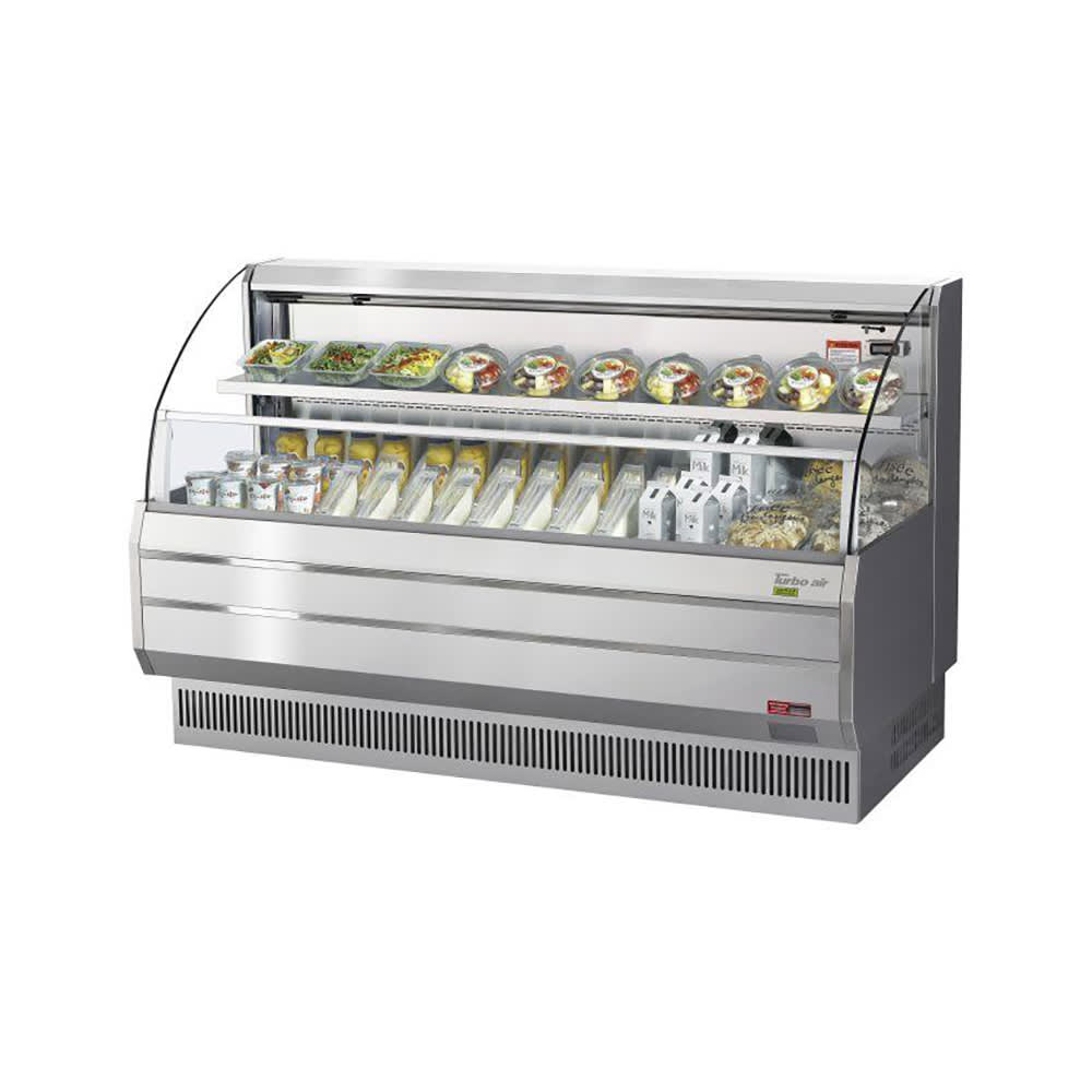 Turbo Air TOM-75LS-N 75 3/4" Horizontal Open Air Cooler w/ (2) Levels, 115v