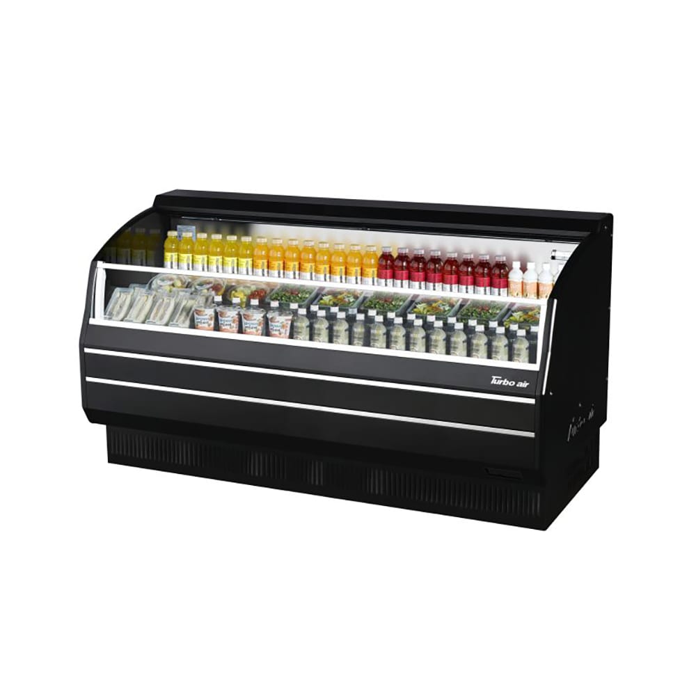 Turbo Air TOM-75SB-SP-N 75 3/4" Horizontal Open Air Cooler w/ (3) Levels, 115v