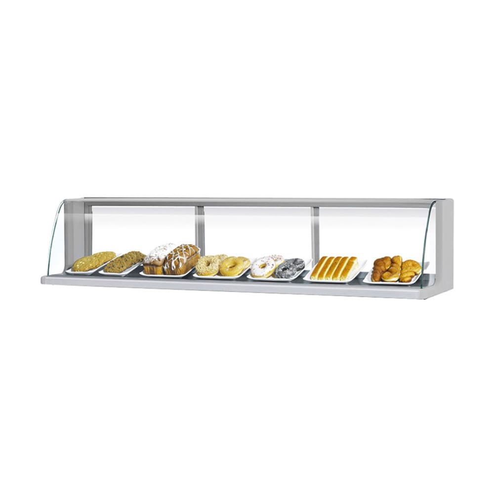 Turbo Air TOMD-50LS 50 3/4" Low Top Dry Display Case for TOM-50S/L, Stainless Steel