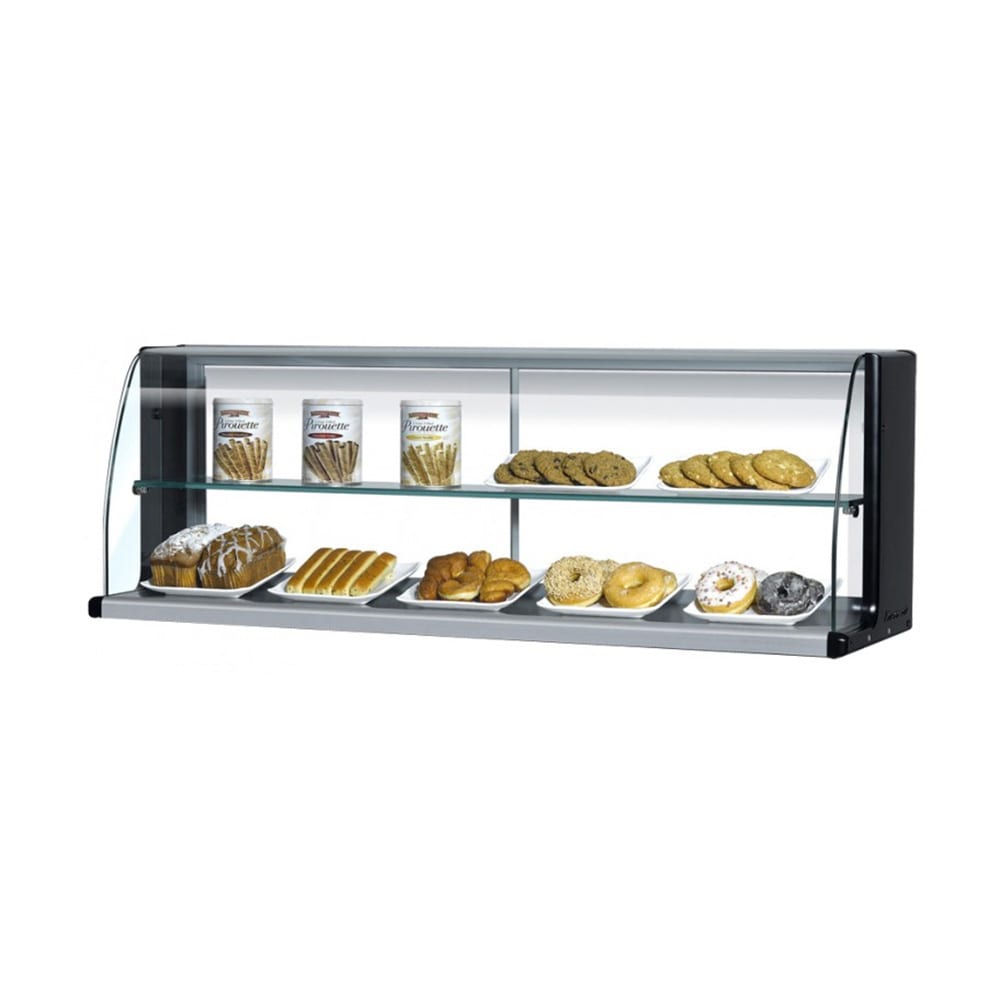 Turbo Air TOMD-75HB High Top Display Dry Case w/ Open Front, 75 5/8" for TOM-75 S/L, Black