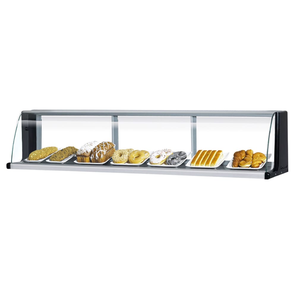 Turbo Air TOMD-75LB Low Top Display Dry Case w/ Open Front, 75 5/8" for TOM-75 S/L, Black