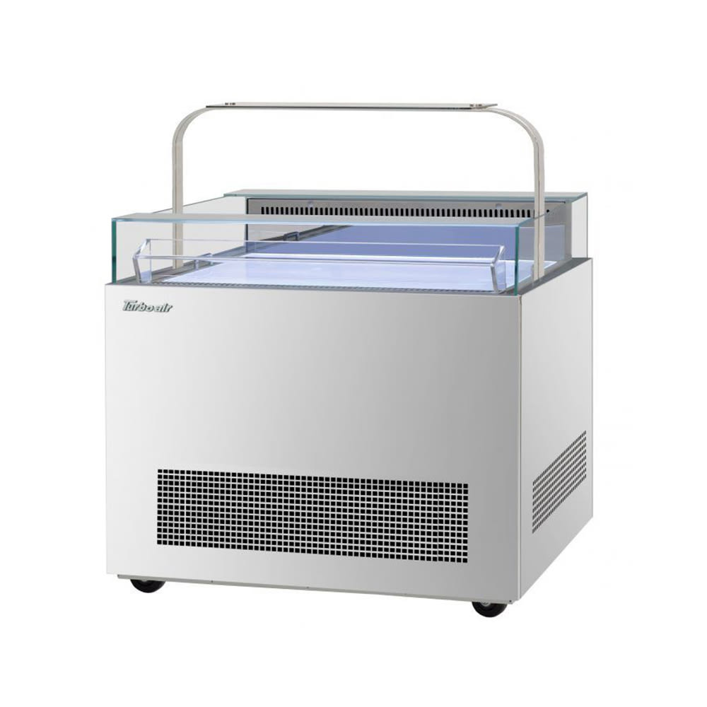 Turbo Air TOS-40NN-D-S 40 1/4" Horizontal Open Air Cooler w/ (1) Level, 115v