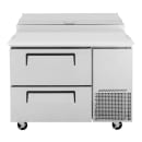 Turbo Air TPR-44SD-D2-N 44" Super Deluxe Pizza Prep Table w/ Refrigerated Base, 115v thumbnail 3