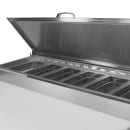 Turbo Air TPR-44SD-D2-N 44" Super Deluxe Pizza Prep Table w/ Refrigerated Base, 115v thumbnail 8