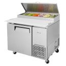Turbo Air TPR-44SD-N 44" Super Deluxe Pizza Prep Table w/ Refrigerated Base, 115v thumbnail 2