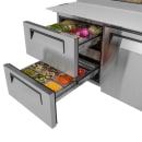 Turbo Air TPR-67SD-D2-N 67" Super Deluxe Pizza Prep Table w/ Refrigerated Base, 115v thumbnail 14