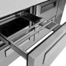 Turbo Air TPR-67SD-D4-N 67" Super Deluxe Pizza Prep Table w/ Refrigerated Base, 115v thumbnail 12