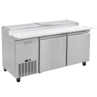 Turbo Air TPR-67SD-N 67" Super Deluxe Pizza Prep Table w/ Refrigerated Base, 115v thumbnail 10