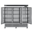 Turbo Air TSF-72SD-N 81 7/8" Super Deluxe Three Section Reach In Freezer, (3) Left/Right Hinge Solid Doors, 115v thumbnail 4