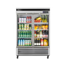 Turbo Air TSR-49GSD-N 54 3/8" Two Section Reach In Refrigerator, (2) Left/Right Hinge Glass Doors, 115v thumbnail 2