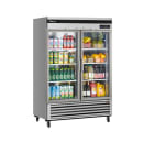 Turbo Air TSR-49GSD-N 54 3/8" Two Section Reach In Refrigerator, (2) Left/Right Hinge Glass Doors, 115v thumbnail 3