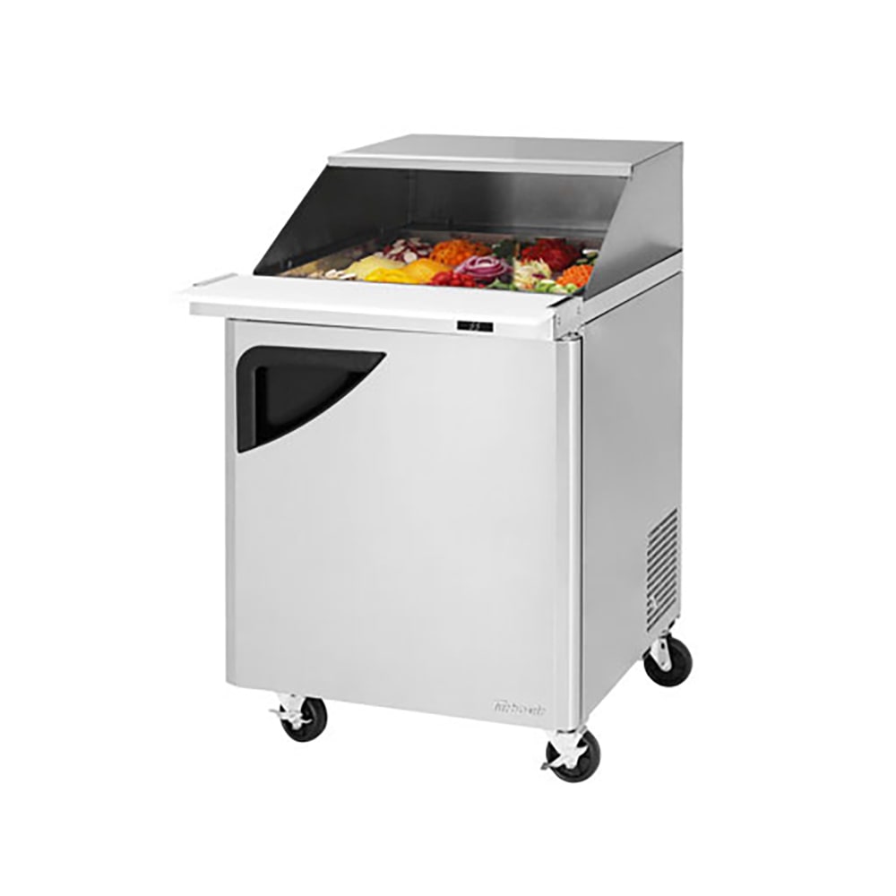Turbo Air TST-28SD-12-N-SL 27 1/2" Super Deluxe Mega Top Sandwich/Salad Prep Table w/ Refrigerated Base, 115v