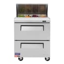 Turbo Air TST-28SD-D2-N 27" Super Deluxe Sandwich/Salad Prep Table w/ Refrigerated Base, 115v thumbnail 5