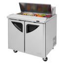 Turbo Air TST-36SD-N6 36" Super Deluxe Sandwich/Salad Prep Table w/ Refrigerated Base, 115v thumbnail 2