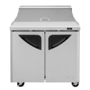 Turbo Air TST-36SD-N6 36" Super Deluxe Sandwich/Salad Prep Table w/ Refrigerated Base, 115v thumbnail 3