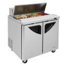 Turbo Air TST-36SD-N6 36" Super Deluxe Sandwich/Salad Prep Table w/ Refrigerated Base, 115v thumbnail 6