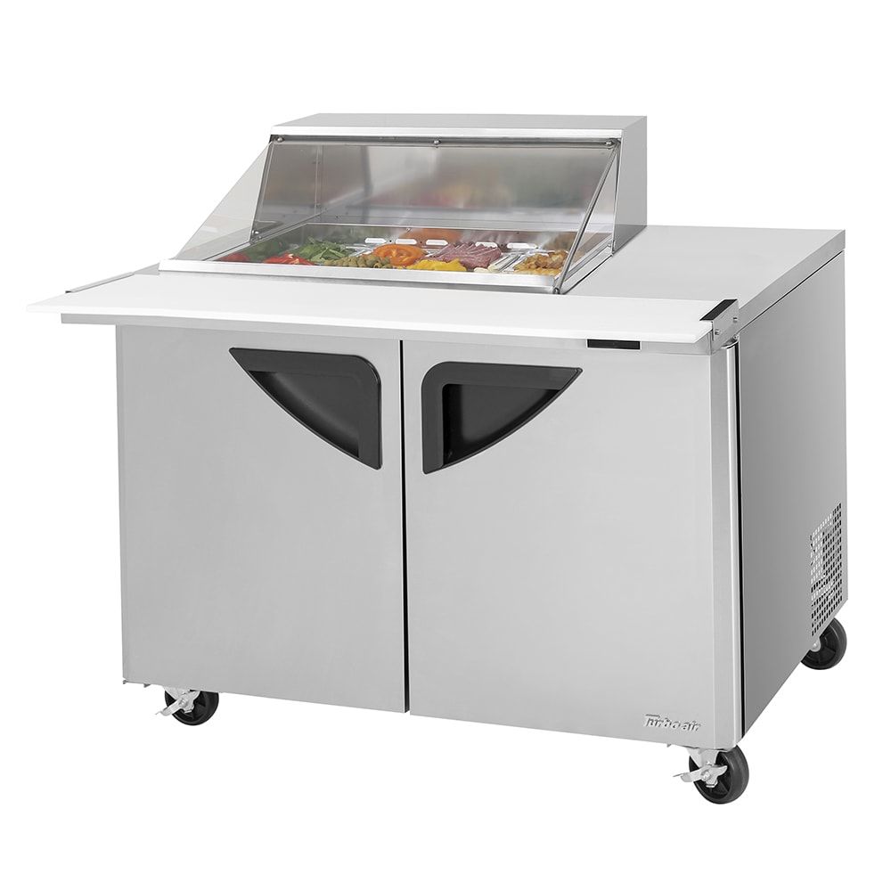 Turbo Air TST-48SD-12M-N-CL 48 1/4" Super Deluxe Mega Top Sandwich/Salad Prep Table w/ Refrigerated Base, 115v