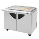Turbo Air TST-48SD-18-N-GL 48" Super Deluxe Mega Top Sandwich/Salad Prep Table w/ Refrigerated Base, 115v thumbnail 3
