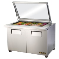 Turbo Air TST-48SD-18-N-GL 48" Super Deluxe Mega Top Sandwich/Salad Prep Table w/ Refrigerated Base, 115v thumbnail 9