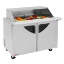 Turbo Air TST-48SD-18-N-SL 48 1/4" Super Deluxe Mega Top Sandwich/Salad Prep Table w/ Refrigerated Base, 115v thumbnail 6