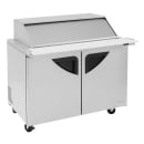 Turbo Air TST-48SD-18-N-SL 48 1/4" Super Deluxe Mega Top Sandwich/Salad Prep Table w/ Refrigerated Base, 115v thumbnail 7