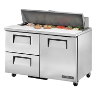 Turbo Air TST-48SD-D2-N 48 1/4" Super Deluxe Sandwich/Salad Prep Table w/ Refrigerated Base, 115v thumbnail 12