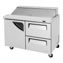 Turbo Air TST-48SD-D2-N 48 1/4" Super Deluxe Sandwich/Salad Prep Table w/ Refrigerated Base, 115v thumbnail 2