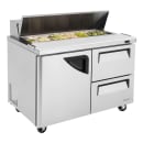 Turbo Air TST-48SD-D2-N 48 1/4" Super Deluxe Sandwich/Salad Prep Table w/ Refrigerated Base, 115v thumbnail 5