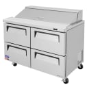 Turbo Air TST-48SD-D4-N 48 1/4" Super Deluxe Sandwich/Salad Prep Table w/ Refrigerated Base, 115v thumbnail 2