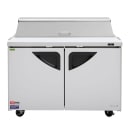Turbo Air TST-48SD-N 48" Super Deluxe Sandwich/Salad Prep Table w/ Refrigerated Base, 115v thumbnail 3