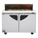 Turbo Air TST-48SD-N 48" Super Deluxe Sandwich/Salad Prep Table w/ Refrigerated Base, 115v thumbnail 4