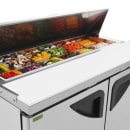 Turbo Air TST-48SD-N 48" Super Deluxe Sandwich/Salad Prep Table w/ Refrigerated Base, 115v thumbnail 9