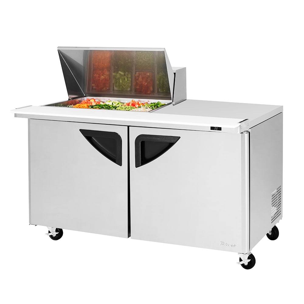 Turbo Air TST-60SD-12M-N 60 1/4" Super Deluxe Mega Top Sandwich/Salad Prep Table w/ Refrigerated Base, 115v