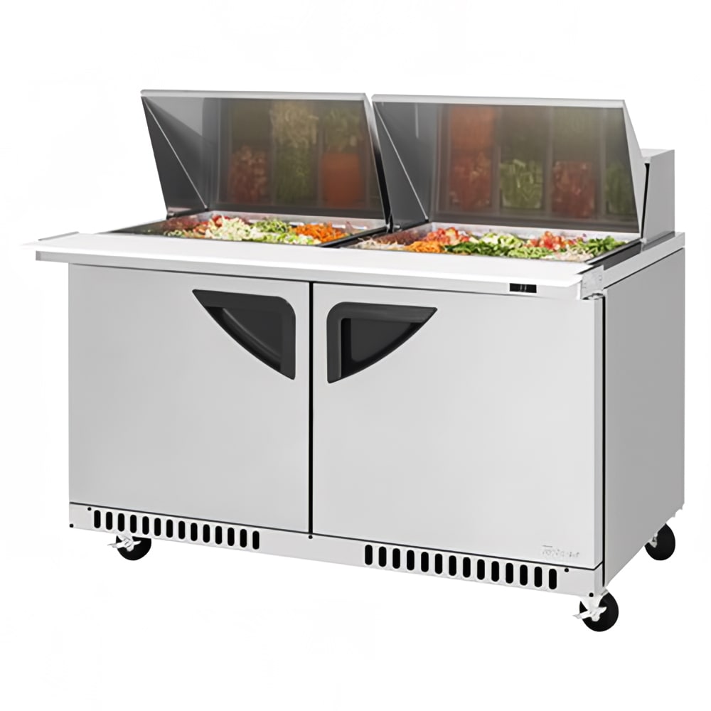 Turbo Air TST-60SD-24-FB-N 60 1/4" Super Deluxe Mega Top Sandwich/Salad Prep Table w/ Refrigerated Base, 115v