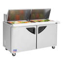 Turbo Air TST-60SD-24-N 60 1/4" Super Deluxe Mega Top Sandwich/Salad Prep Table w/ Refrigerated Base, 115v thumbnail 3