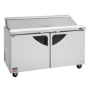 Turbo Air TST-60SD-N 60 1/4" Super Deluxe Sandwich/Salad Prep Table w/ Refrigerated Base, 115v thumbnail 5