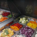 Turbo Air TST-72SD-30-N 72 5/8" Super Deluxe Mega Top Sandwich/Salad Prep Table w/ Refrigerated Base, 115v thumbnail 10