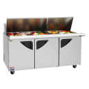 Turbo Air TST-72SD-30-N 72 5/8" Super Deluxe Mega Top Sandwich/Salad Prep Table w/ Refrigerated Base, 115v thumbnail 5