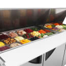 Turbo Air TST-72SD-30-N-SL 72 5/8" Super Deluxe Mega Top Sandwich/Salad Prep Table w/ Refrigerated Base, 115v thumbnail 12