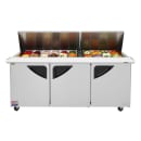 Turbo Air TST-72SD-30-N-SL 72 5/8" Super Deluxe Mega Top Sandwich/Salad Prep Table w/ Refrigerated Base, 115v thumbnail 4