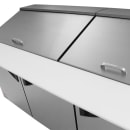 Turbo Air TST-72SD-30-N-SL 72 5/8" Super Deluxe Mega Top Sandwich/Salad Prep Table w/ Refrigerated Base, 115v thumbnail 8