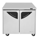 Turbo Air TUF-36SD-N 36 1/4" W Undercounter Freezer w/ (2) Sections & (2) Doors, 115v thumbnail 2