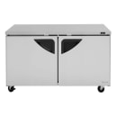 Turbo Air TUF-60SD-N 60 1/4" W Undercounter Freezer w/ (2) Sections & (2) Doors, 115v thumbnail 2
