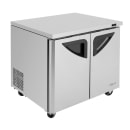 Turbo Air TUR-36SD-N6 36 1/4" W Undercounter Refrigerator w/ (2) Sections & (2) Doors, 115v thumbnail 3