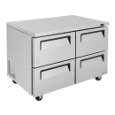 Turbo Air TUR-48SD-D4-N 48 1/4" W Undercounter Refrigerator w/ (2) Sections & (4) Drawers, 115v thumbnail 3