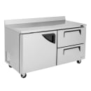 Turbo Air TWR-60SD-D2-N 60 1/4" Worktop Refrigerator w/ (2) Sections, (1) Door & (2) Drawers, 115v thumbnail 3
