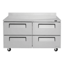 Turbo Air TWR-60SD-D4-N 60 1/4" Worktop Refrigerator w/ (2) Sections & (4) Drawers, 115v thumbnail 2