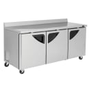 Turbo Air TWR-72SD-N 72 5/8" Worktop Refrigerator w/ (3) Sections & (3) Doors, 115v thumbnail 3