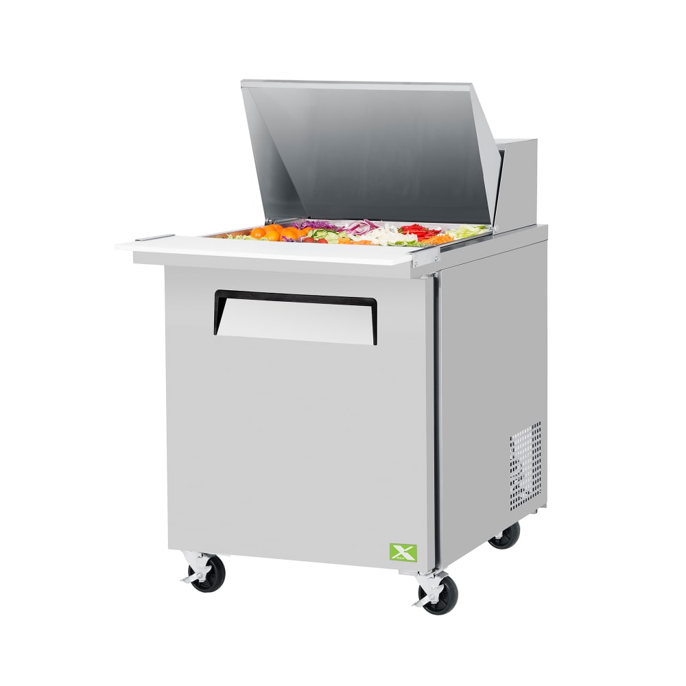 Refrigeration-X XST-28-12-N6 27 1/2" X-Line Mega Top Sandwich/Salad Prep Table w/ Refrigerated Base, 115v